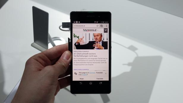 Sonys neues Android-Smartphone Xperia Z2