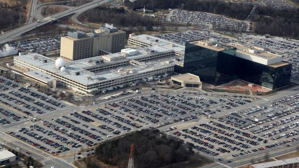 FILE PHOTO: FILE PHOTO: An aerial view of the National Security Agency headquarters in Ft. Meade, Maryland