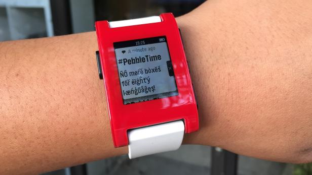 Pebble zählt inzwischen mehr als eine Million verkaufte Uhren