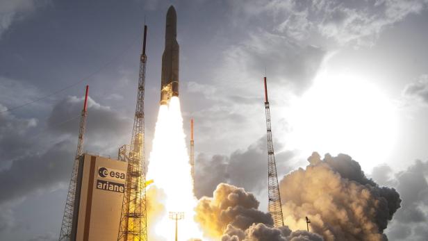 Start der Ariane-Rakete
