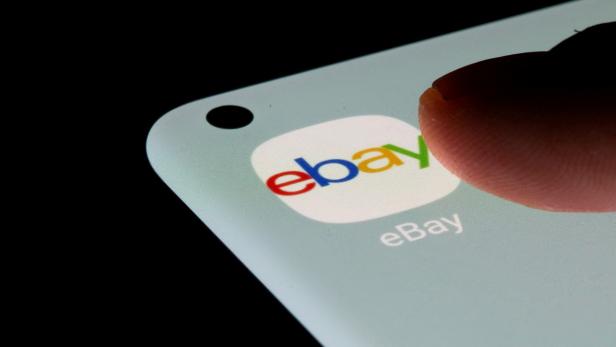 FILE PHOTO: The eBay app is seen on a smartphone in this illustration taken
