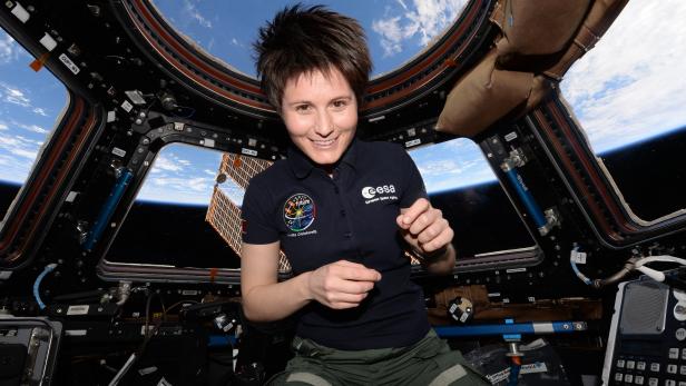 Samantha Cristoforetti auf der ISS