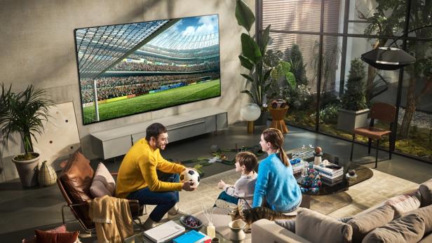 LG-Fernseher  im Wohnzimmer