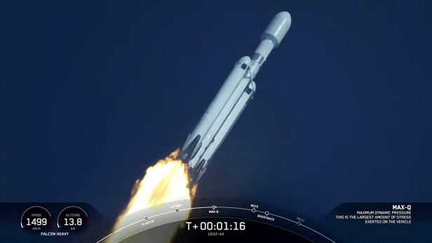 Die Falcon Heavy ist eine der leistungsstärksten Raketen der Welt.