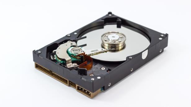 Hard disk drive for computer data storage technology HDD