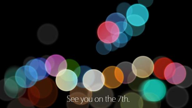 Einladung zum Apple-Event am 7.September