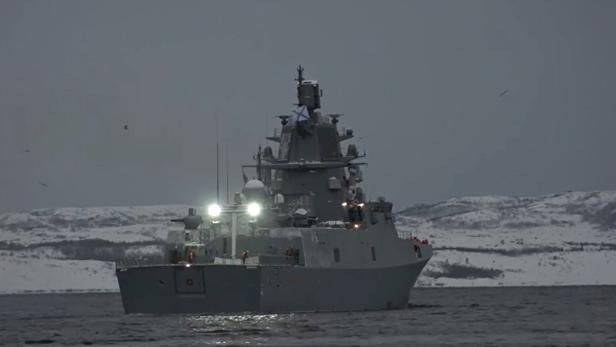 Russisches Kriegsschiff Admiral Gorschkow