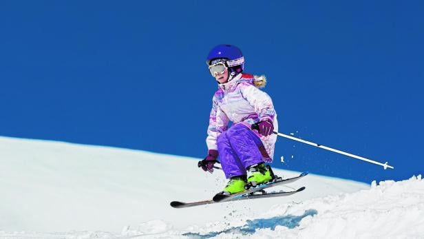 Skifahrerin
