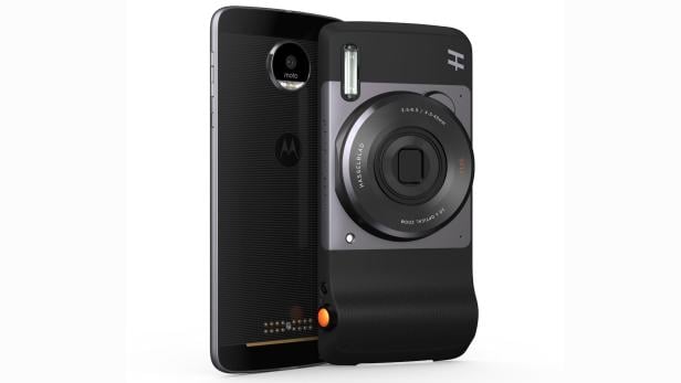 Hasselblad True Zoom Kamera-Aufsatz für das Motorola Moto Z Smartphone
