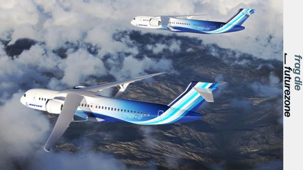 So könnten Boeings Flugzeuge mit Truss-braced Wing Design künftig aussehen
