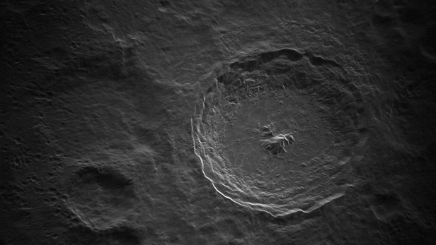 Neue Bilder des Tycho-Kraters wurden präsentiert.