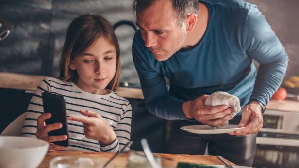 "Heast Papa, halt dich ans Rezept in der App"