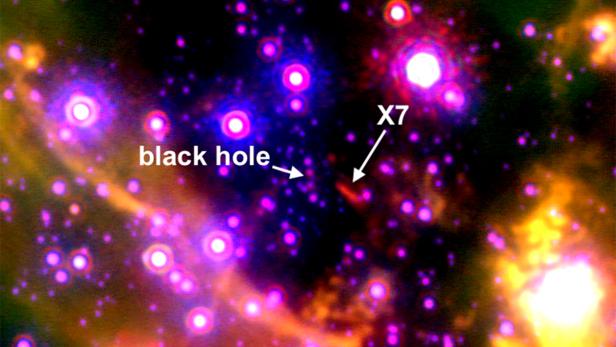 Aufnahme des Schwarzen Loch und X7