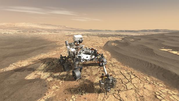 Der Mars-Rover hat neuen blinden Passagier an Bord