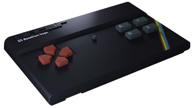 3D-Modell des Sinclair ZX Spectrum Vega