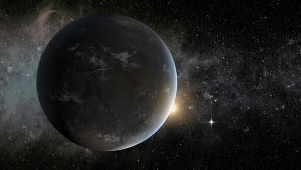 Kepler-62F ist eine Supererde, die 1.200 Lichtjahre entfernt ist