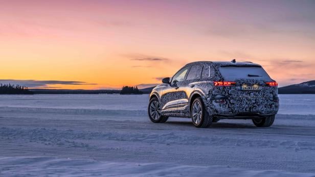 Bilder zeigen Audi Q6 e-tron bei Test