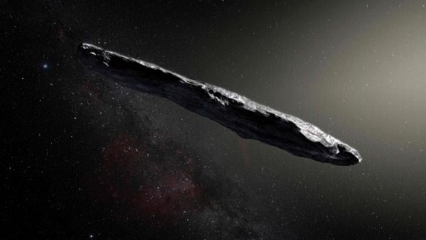 Mysteriöse dunkle Kometen geben NASA Rätsel auf (im Bild: Oumuamua)