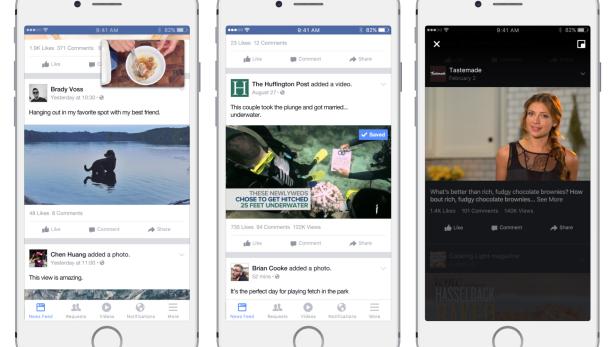Facebook will seine App mit neuen Videofunktionen erweitern
