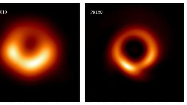 Supermassive black hole in the galaxy M87