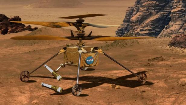 Neuer Mars-Helikopter