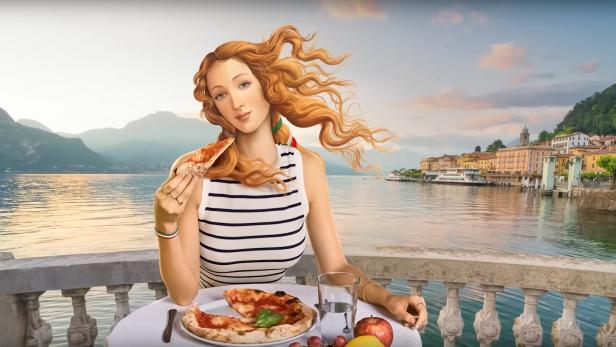 Botticellis Venus wird für eine Tourismus-Kampagne als virtuelle Influencerin inszeniert