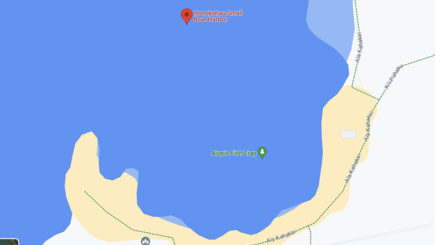 Hafen von Kailua-Kona auf Google Maps