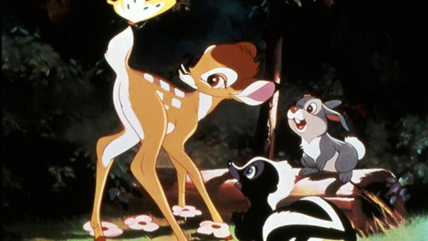 Heimlicher Star des mit dramatischer klassischer Musik unterlegten Films bleibt der vorlaute Hase Klopfer, der beste Freund des neugierigen und tollpatschigen Bambis.
