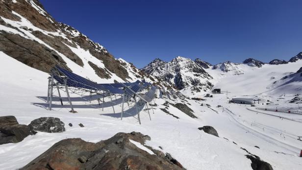Der Pitztaler Gletscher hat eine PV-Anlage auf 3000 m