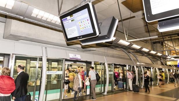 Das U-Bahnnetz von Paris soll in Zukunft immer weiter automatisiert werden