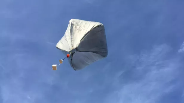Solche Ballone sind keine High-Tech-Fluggeräte.