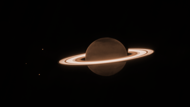 Saturn vom James Webb Teleskop