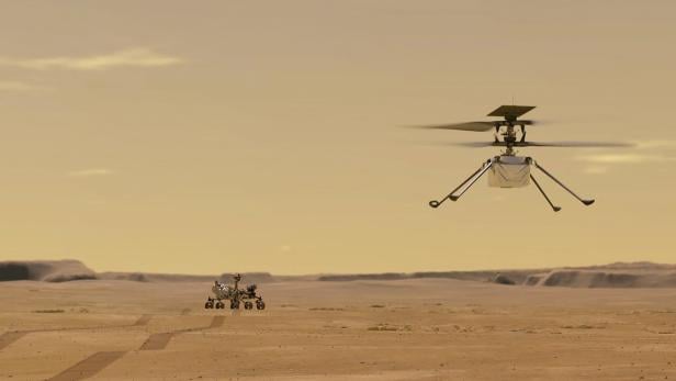 Mars-Helikopter meldet sich nach 2 Monaten Funkstille wieder