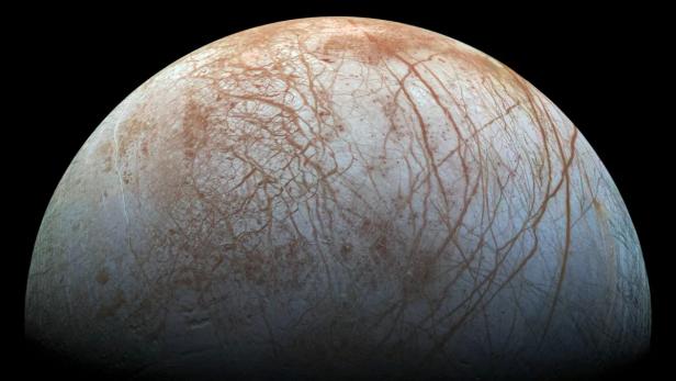 Viele Exoplaneten könnten Ozeane unter ihrer Eishülle verstecken, wie der Jupitermond Europa (Bild).