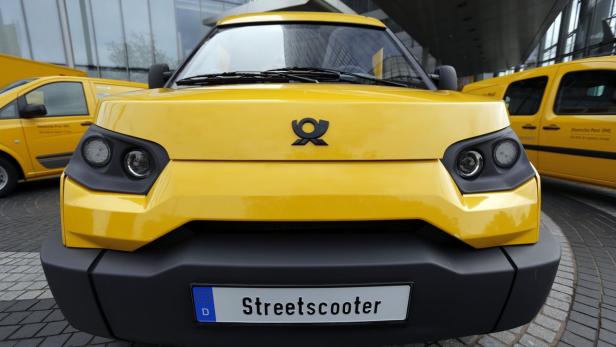 So soll der Streetscooter der Deutschen Post aussehen.