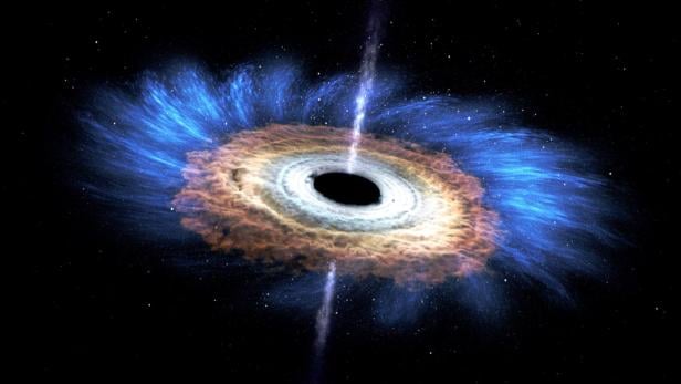Aus dem Ereignishorizont eines Schwarzen Lochs gibt es kein Entrinnen.