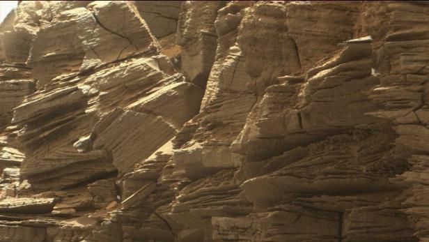 Versteinerte Sanddünen am Mars