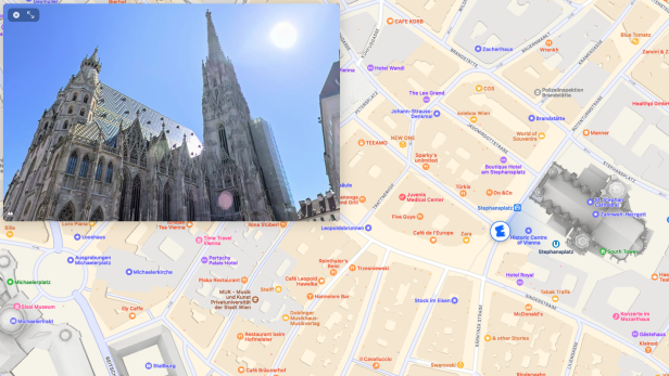 Apple Maps: "Streetview" ab sofort in Österreich verfügbar