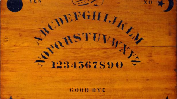 Ein Ouija-Brett aus den 1890er-Jahren