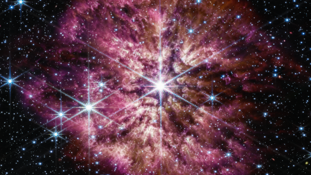 Kosmisches Netz verbindet Galaxien: Erste Aufnahme gelungen (Symbolbild zeigt den Riesenstern WR 124)