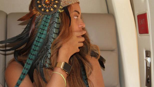 Auch Beyoncé erhielt eine goldene Apple Watch.