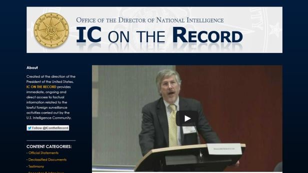 IC on the Record ist das vermeintliche Sprachrohr der NSA Richtung Öffentlichkeit