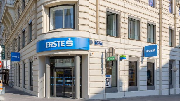 Eine Filiale der Erste Bank