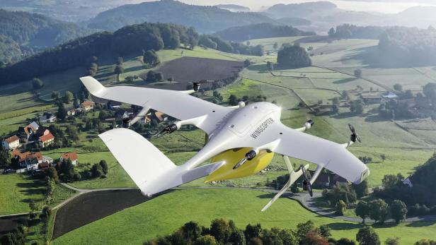 Wingcopter-Drohnen liefern in Deutschland Lebensmittel aus
