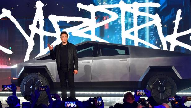 Elon Musk bei Cybertruck-Präsentation