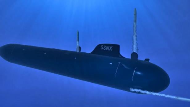 Grafik des kommenden US-Atom-U-Bootes