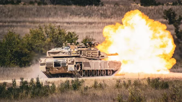 Ein Abrams-Panzer der US-Armee.