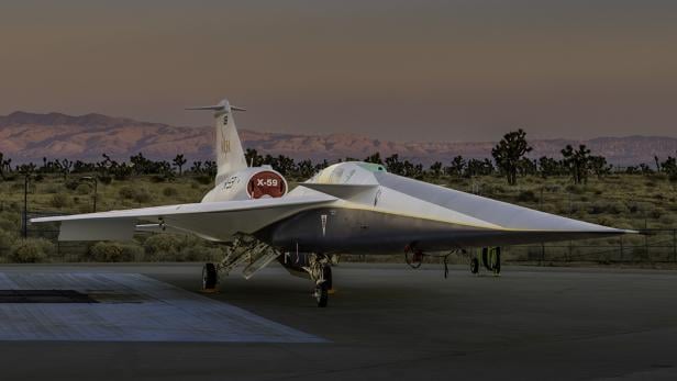 So sieht das neue Flugzeug von NASA und Lockheed aus.