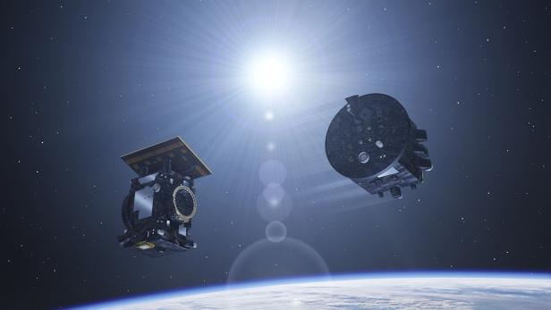 Im September 2024 schickt die ESA die zwei Satelliten zur Proba-3-Mission.