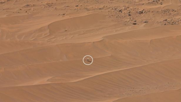 Ingenuity auf dem Mars.